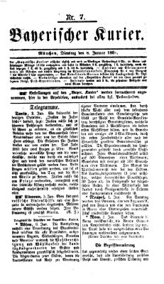 Bayerischer Kurier Dienstag 8. Januar 1861