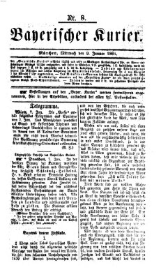 Bayerischer Kurier Mittwoch 9. Januar 1861