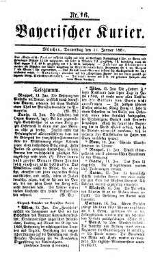 Bayerischer Kurier Donnerstag 17. Januar 1861