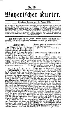 Bayerischer Kurier Sonntag 20. Januar 1861