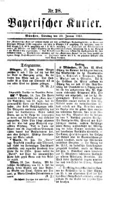 Bayerischer Kurier Dienstag 29. Januar 1861