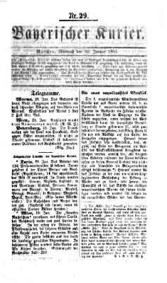 Bayerischer Kurier Mittwoch 30. Januar 1861