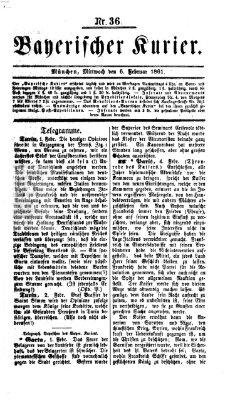 Bayerischer Kurier Mittwoch 6. Februar 1861