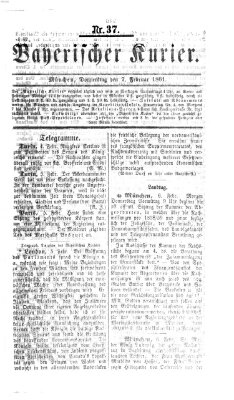 Bayerischer Kurier Donnerstag 7. Februar 1861