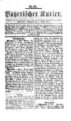 Bayerischer Kurier Mittwoch 6. März 1861