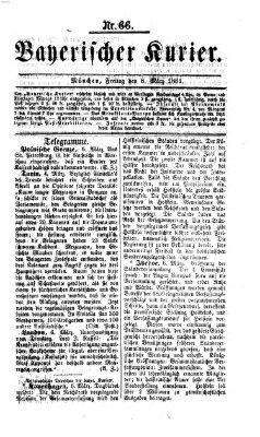 Bayerischer Kurier Freitag 8. März 1861