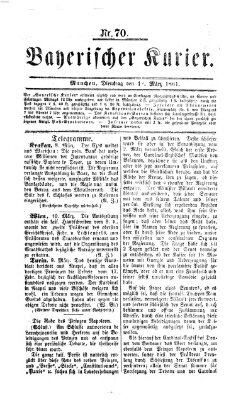 Bayerischer Kurier Dienstag 12. März 1861