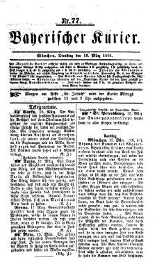 Bayerischer Kurier Dienstag 19. März 1861