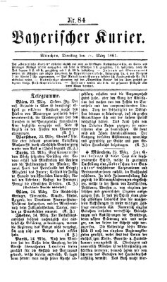 Bayerischer Kurier Dienstag 26. März 1861