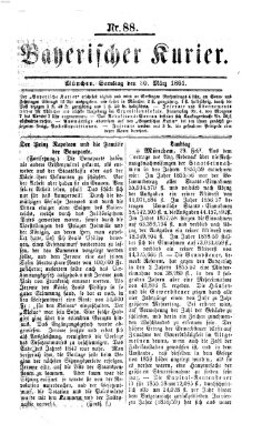 Bayerischer Kurier Samstag 30. März 1861