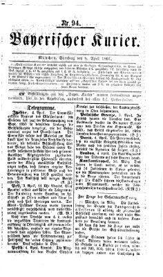 Bayerischer Kurier Samstag 6. April 1861