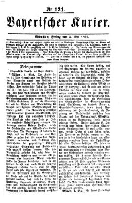 Bayerischer Kurier Freitag 3. Mai 1861