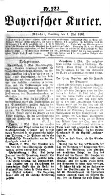 Bayerischer Kurier Samstag 4. Mai 1861