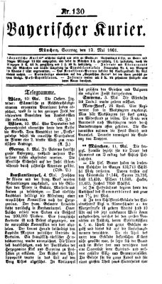 Bayerischer Kurier Sonntag 12. Mai 1861