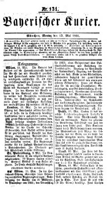 Bayerischer Kurier Montag 13. Mai 1861