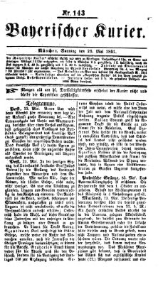 Bayerischer Kurier Sonntag 26. Mai 1861