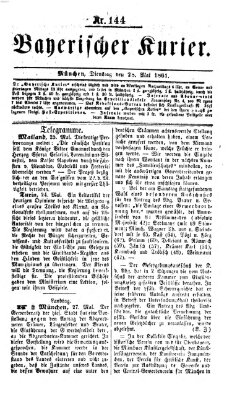 Bayerischer Kurier Dienstag 28. Mai 1861