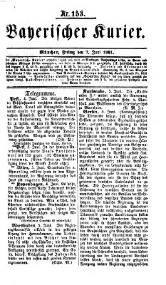 Bayerischer Kurier Freitag 7. Juni 1861