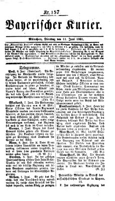 Bayerischer Kurier Dienstag 11. Juni 1861