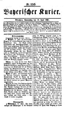 Bayerischer Kurier Donnerstag 13. Juni 1861