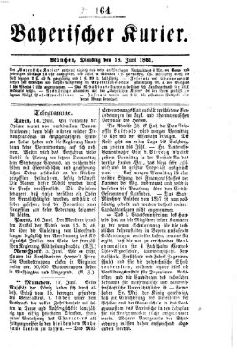 Bayerischer Kurier Dienstag 18. Juni 1861