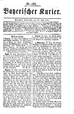 Bayerischer Kurier Donnerstag 20. Juni 1861