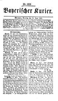 Bayerischer Kurier Sonntag 23. Juni 1861