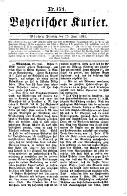 Bayerischer Kurier Dienstag 25. Juni 1861