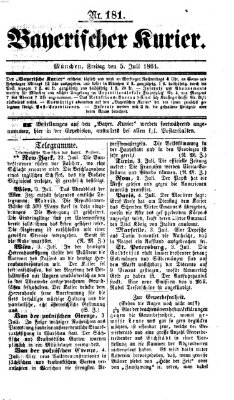 Bayerischer Kurier Freitag 5. Juli 1861