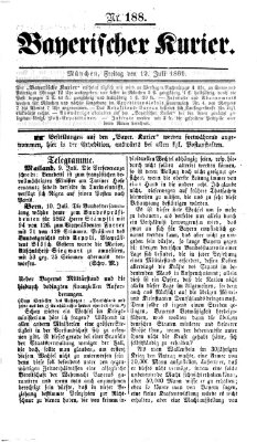 Bayerischer Kurier Freitag 12. Juli 1861