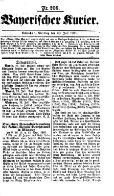 Bayerischer Kurier Dienstag 30. Juli 1861