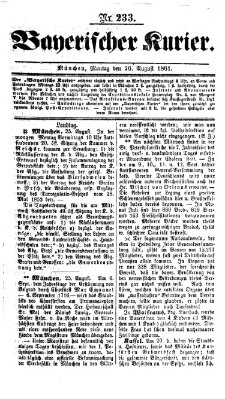 Bayerischer Kurier Montag 26. August 1861