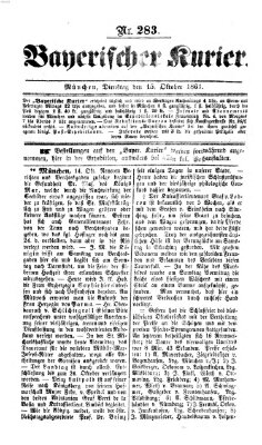 Bayerischer Kurier Dienstag 15. Oktober 1861