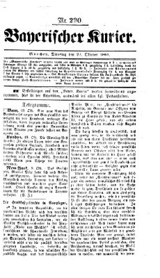 Bayerischer Kurier Dienstag 22. Oktober 1861