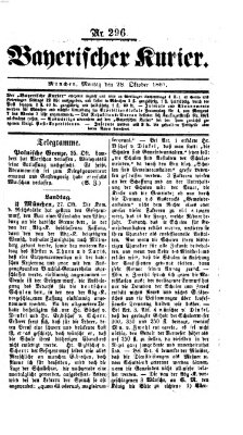 Bayerischer Kurier Montag 28. Oktober 1861