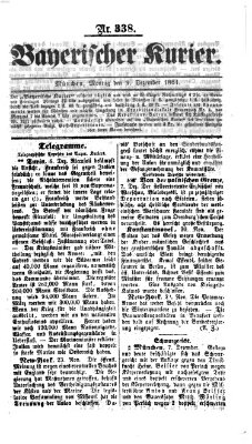 Bayerischer Kurier Montag 9. Dezember 1861