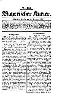 Bayerischer Kurier Dienstag 24. Dezember 1861