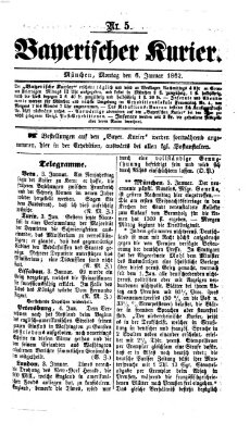 Bayerischer Kurier Montag 6. Januar 1862