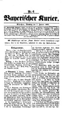 Bayerischer Kurier Dienstag 7. Januar 1862