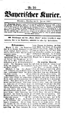 Bayerischer Kurier Dienstag 21. Januar 1862