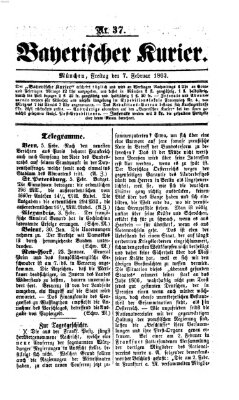 Bayerischer Kurier Freitag 7. Februar 1862