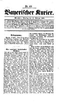 Bayerischer Kurier Dienstag 18. Februar 1862