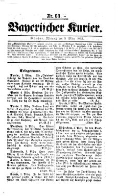 Bayerischer Kurier Mittwoch 5. März 1862