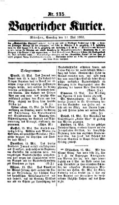 Bayerischer Kurier Samstag 17. Mai 1862