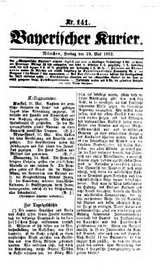 Bayerischer Kurier Freitag 23. Mai 1862