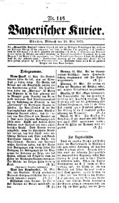 Bayerischer Kurier Mittwoch 28. Mai 1862