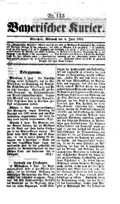 Bayerischer Kurier Mittwoch 4. Juni 1862