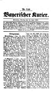 Bayerischer Kurier Dienstag 10. Juni 1862