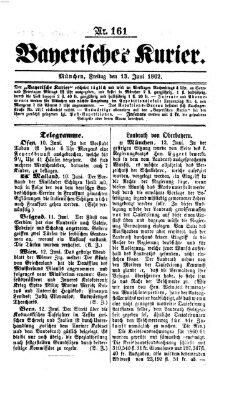 Bayerischer Kurier Freitag 13. Juni 1862