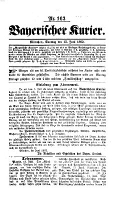 Bayerischer Kurier Sonntag 15. Juni 1862